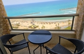 Blue Weiss Hotel Residence 2 rooms 55m2 Terrace 12m2 Sea view Lift Apartment for sale in Netanya