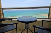 Blue Weiss Hotel Residence 2 rooms 55m2 Terrace 12m2 Sea view Lift Apartment for sale in Netanya
