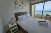 Blue Weiss Hotel Residence 2 rooms 55m2 Terrace 12m2 Sea view Lift Apartment for sale in Netanya